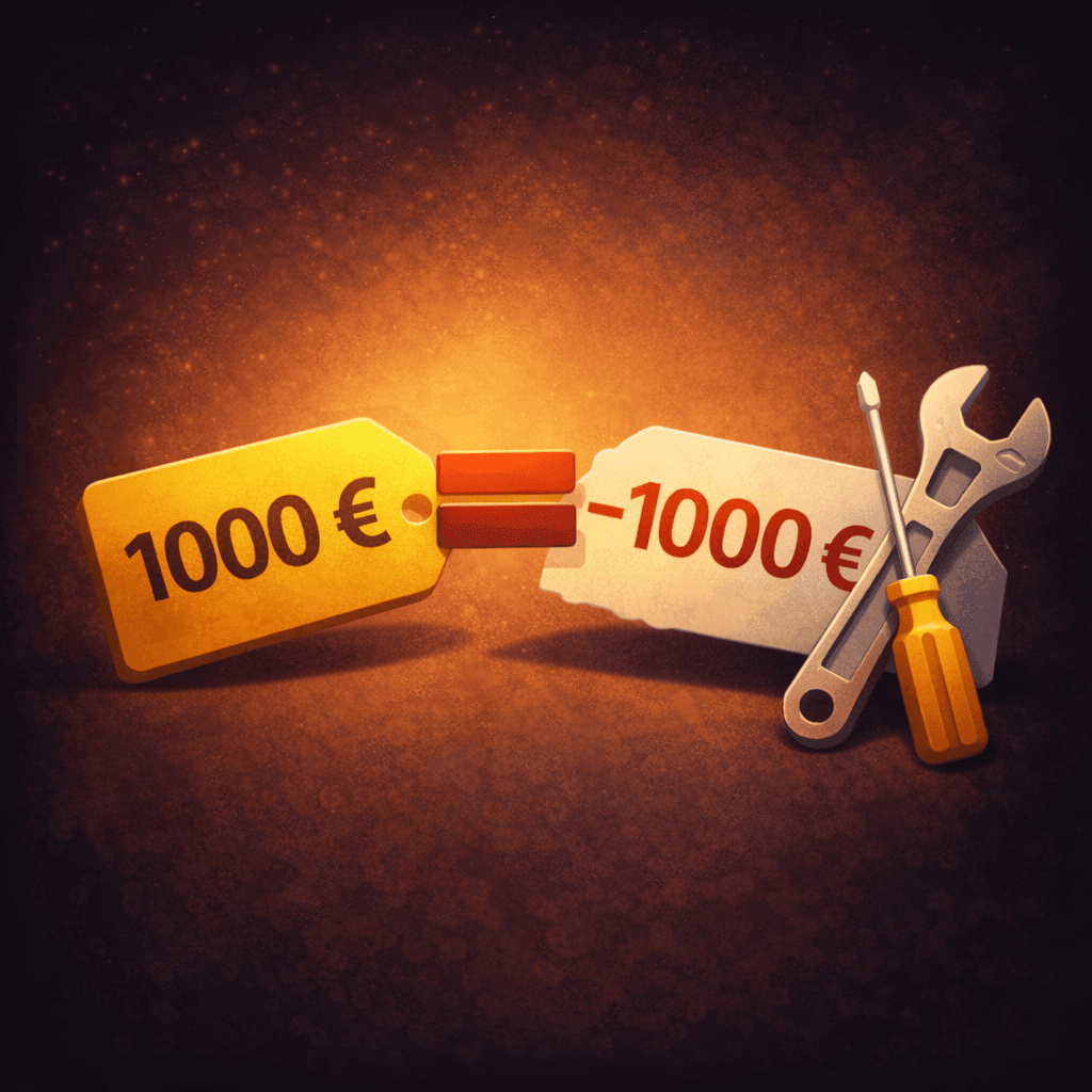 Illustration zum Mietrechtsfall „Modernisierungsmieterhöhung: Instandhaltungskosten müssen abgezogen werden“