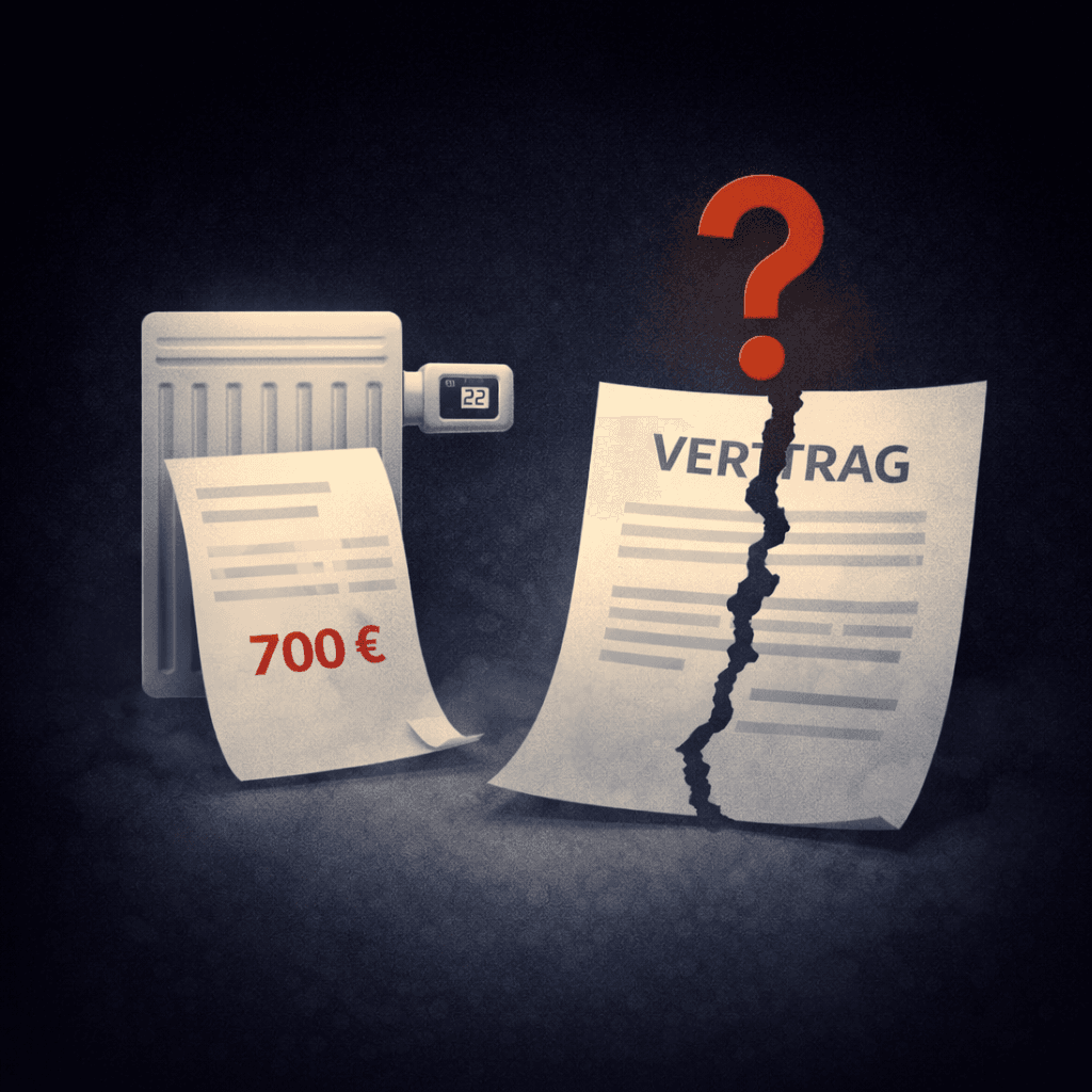 Illustration zum Mietrechtsfall „Betriebskosten: Vorauszahlung reicht ohne klare Umlagevereinbarung nicht“